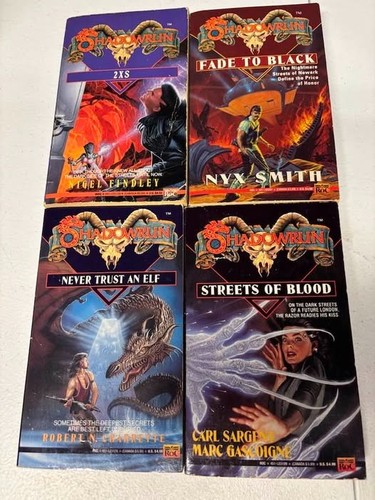 Shadowrun book lot - lot, numbers